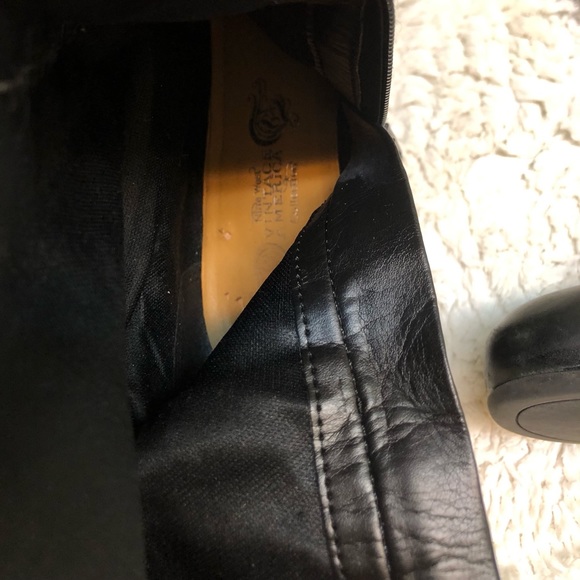 Leather Upper Nine West vintage America boots 5.5 leather upper, used condition - Picture 14 of 15